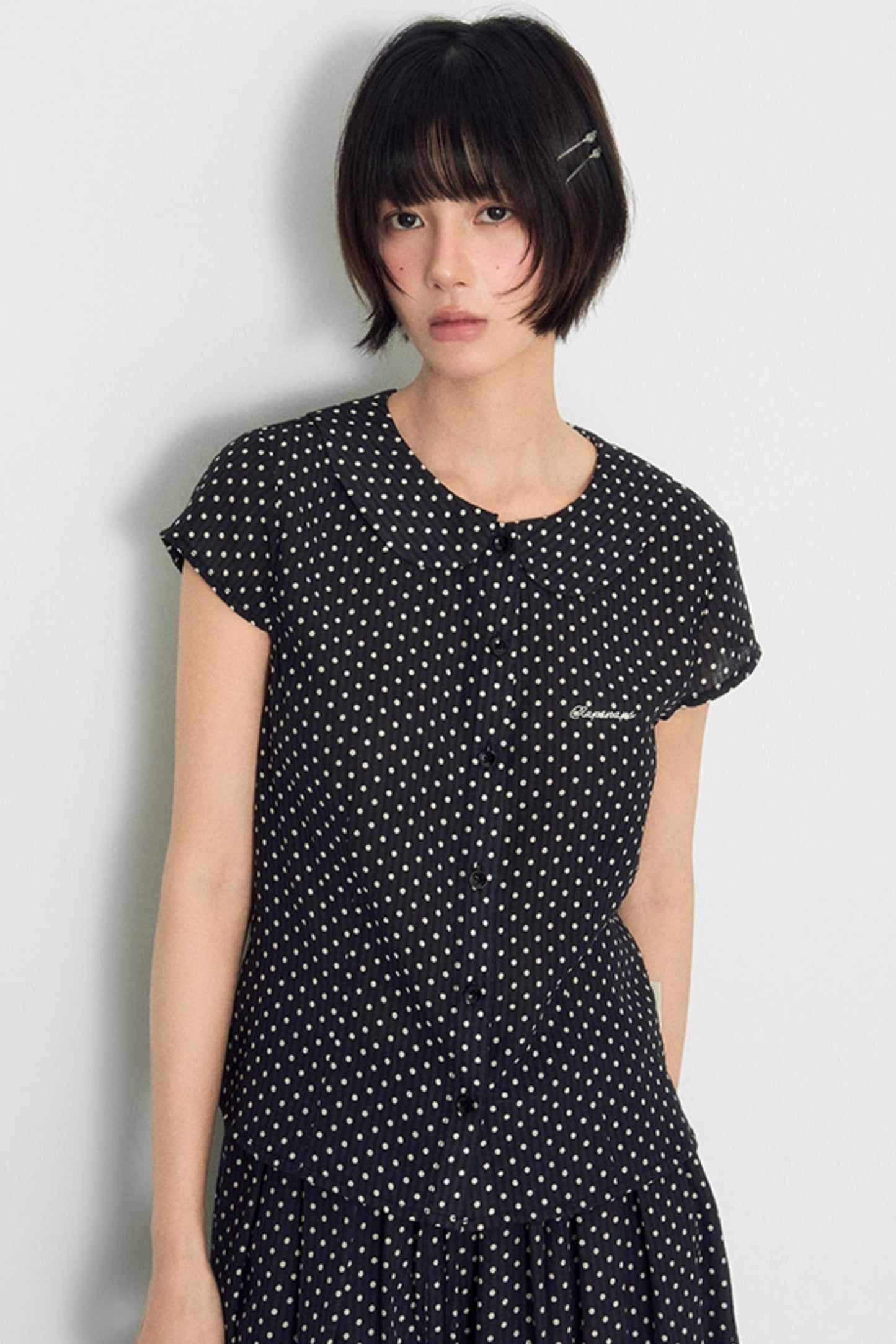 Nap Doll Collar Shirt Set-Up