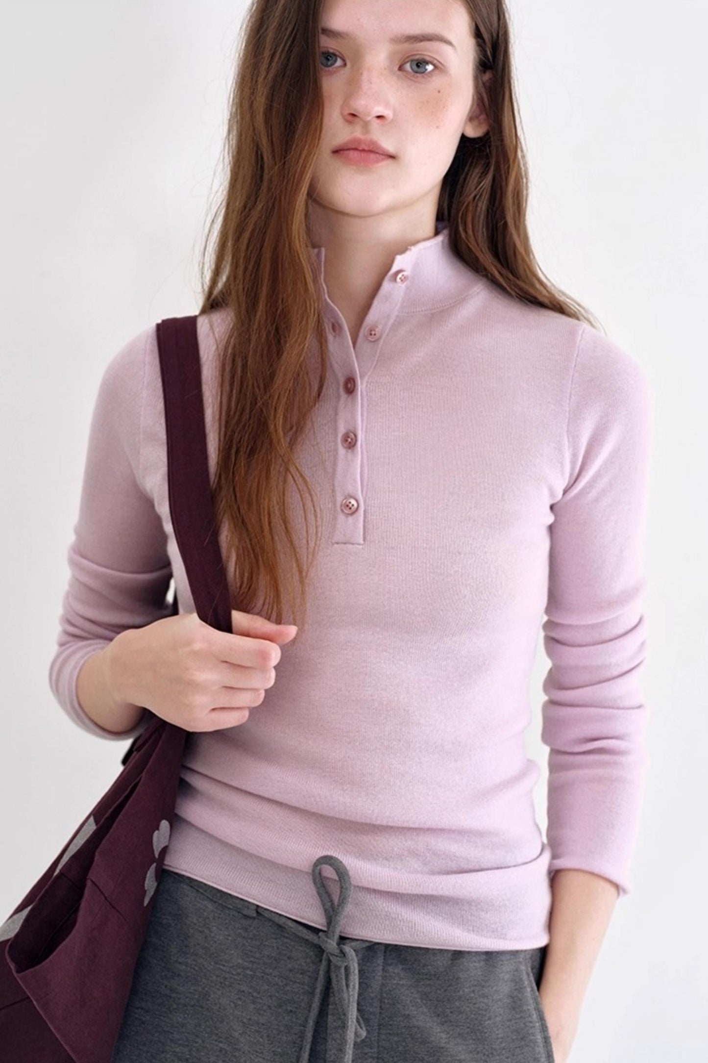 Air-Feel Wool Collar Base Shirt Set-Up