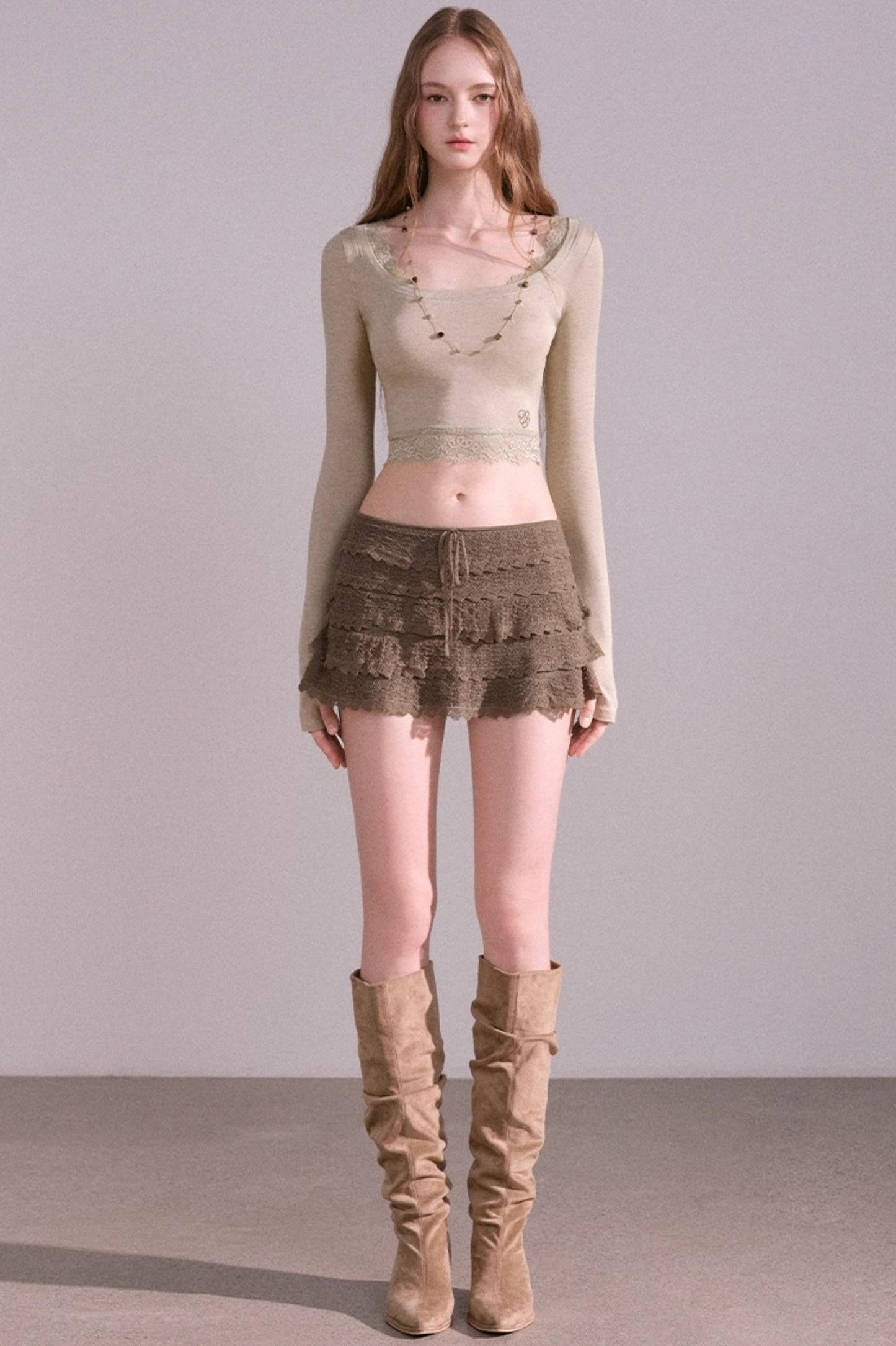 Slim Long-Sleeved Top