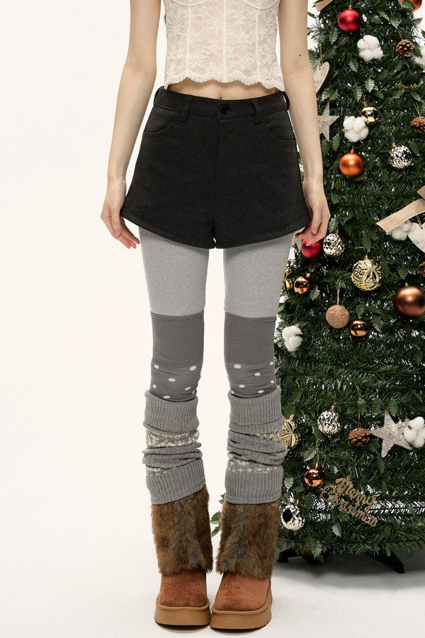 Mulled Wine Burgundy Knitted Cardigan Set-Up