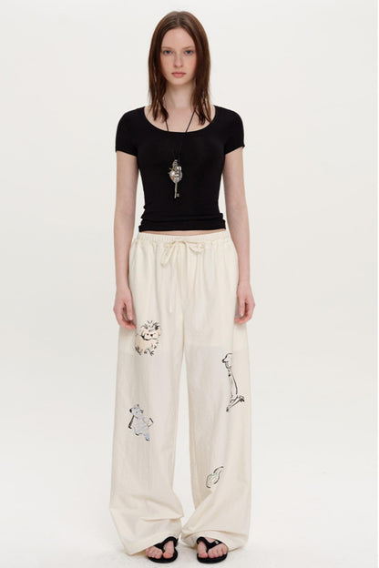 Fun Summer Mopping Pants