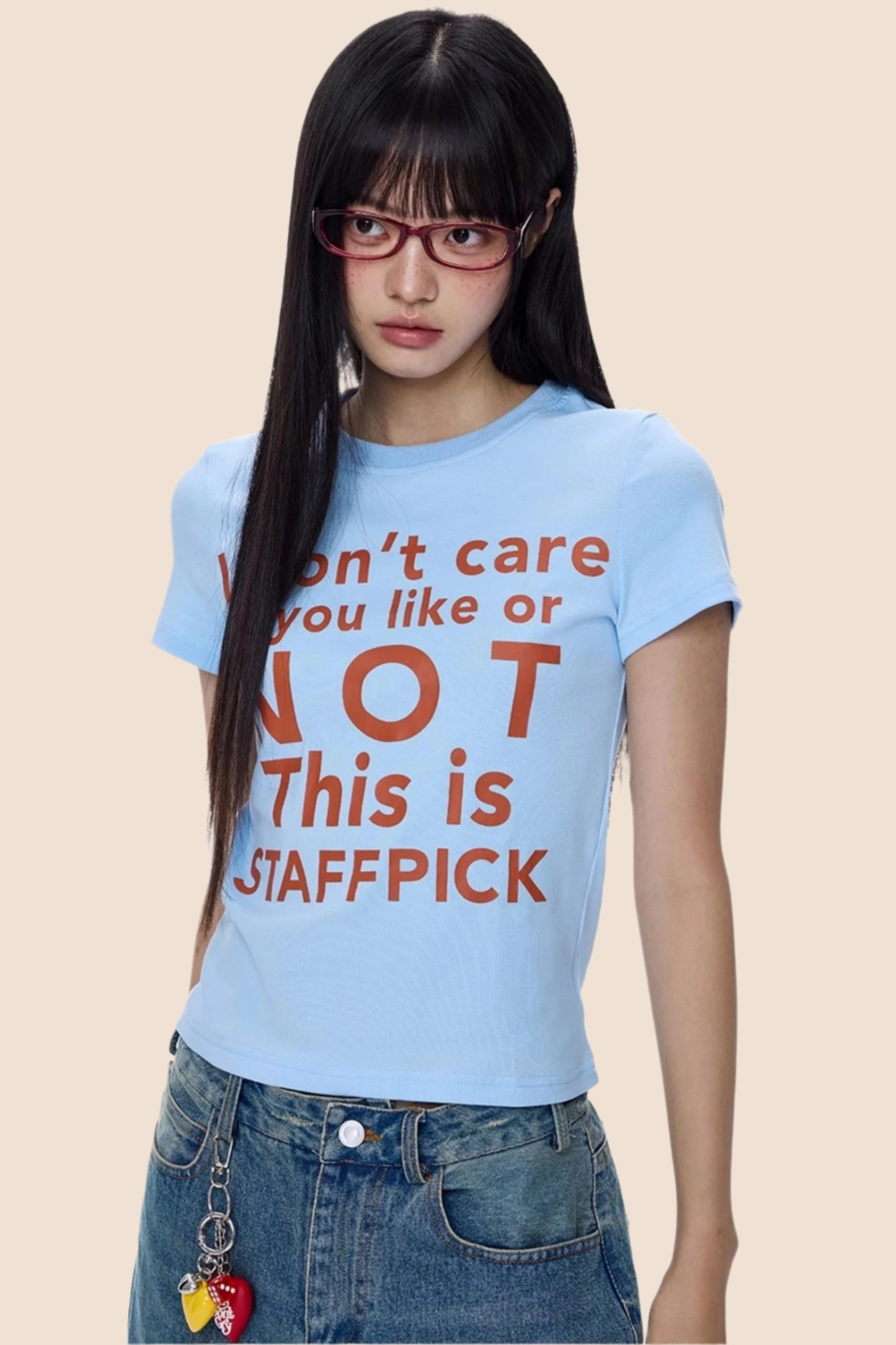 American Monogram Cropped T-Shirt