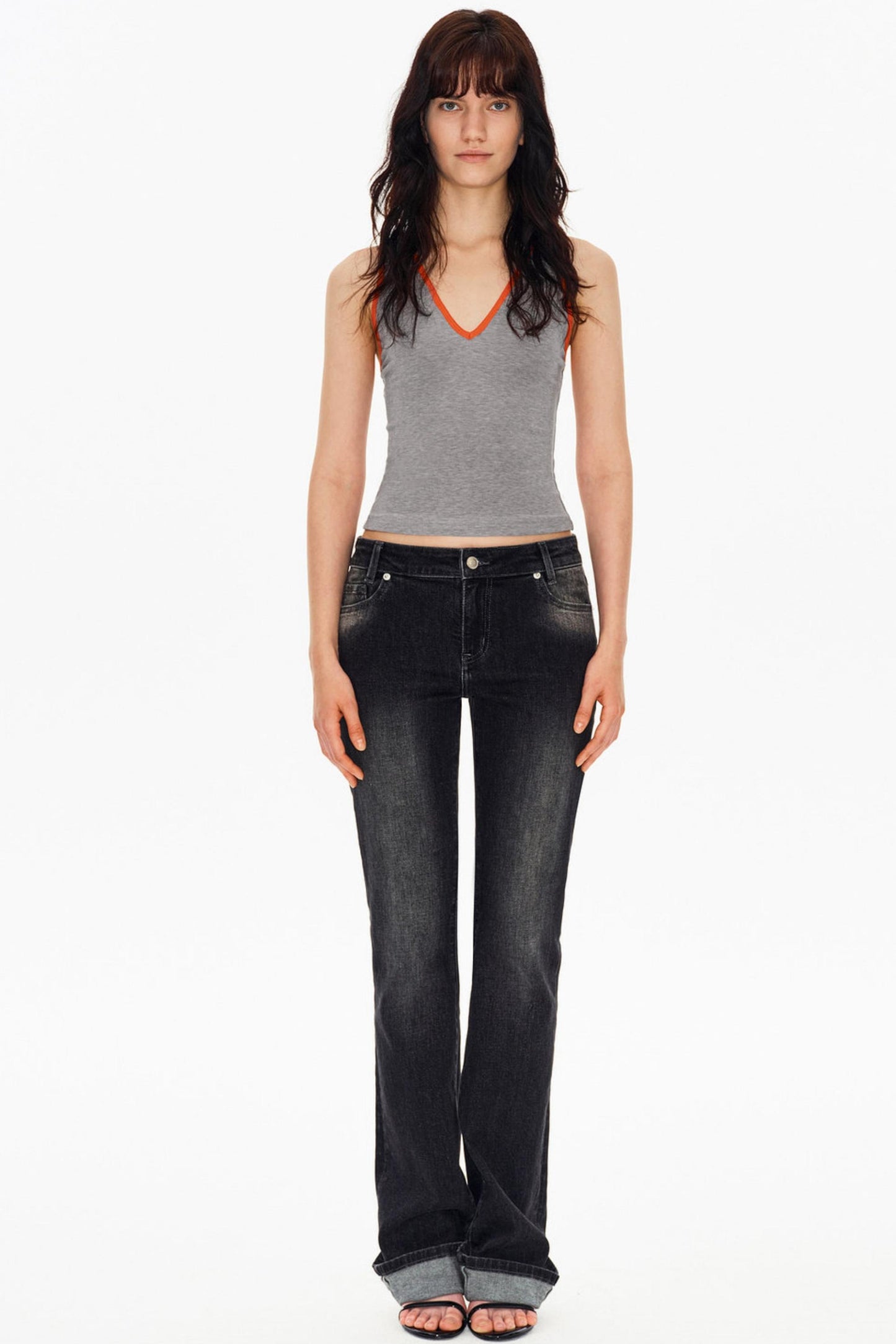 리오셀 텐셀 브이넥 탑 세트