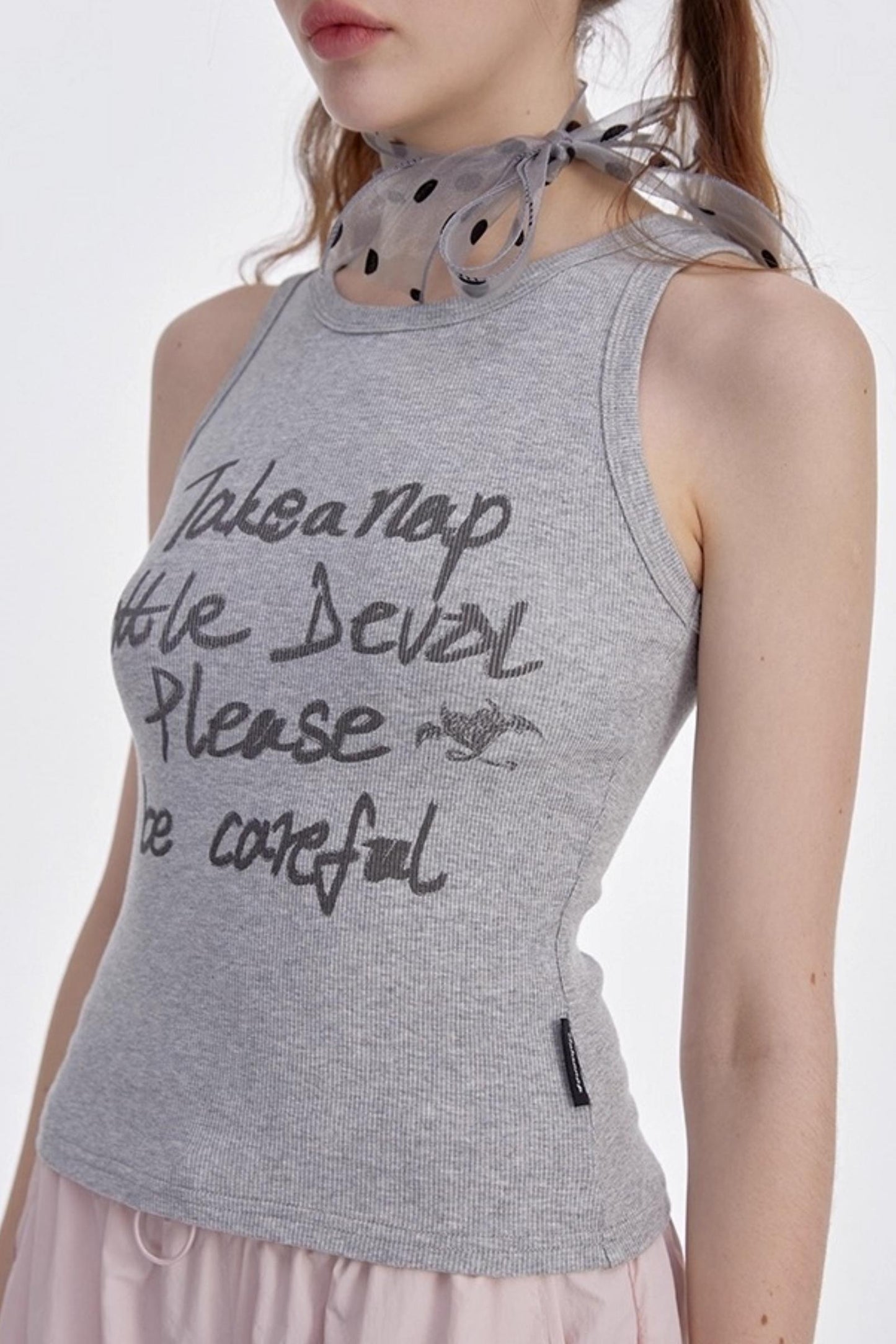 Monogram Racer Tank Top