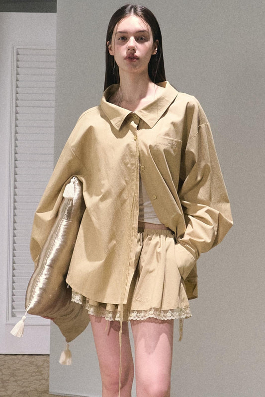 Fantasy Season Sling-Shoulder Shirt Skirt Set-Up