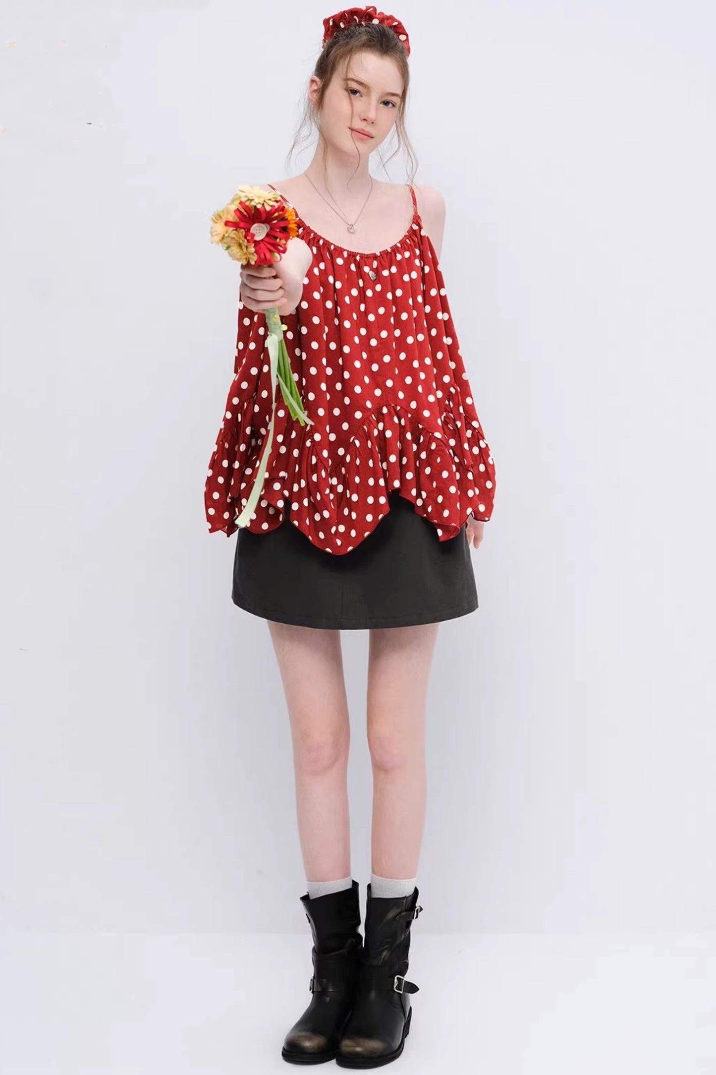 Wild Strawberry Plaid Camisole Top
