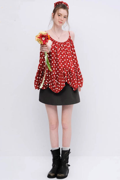 Wild Strawberry Plaid Camisole Top