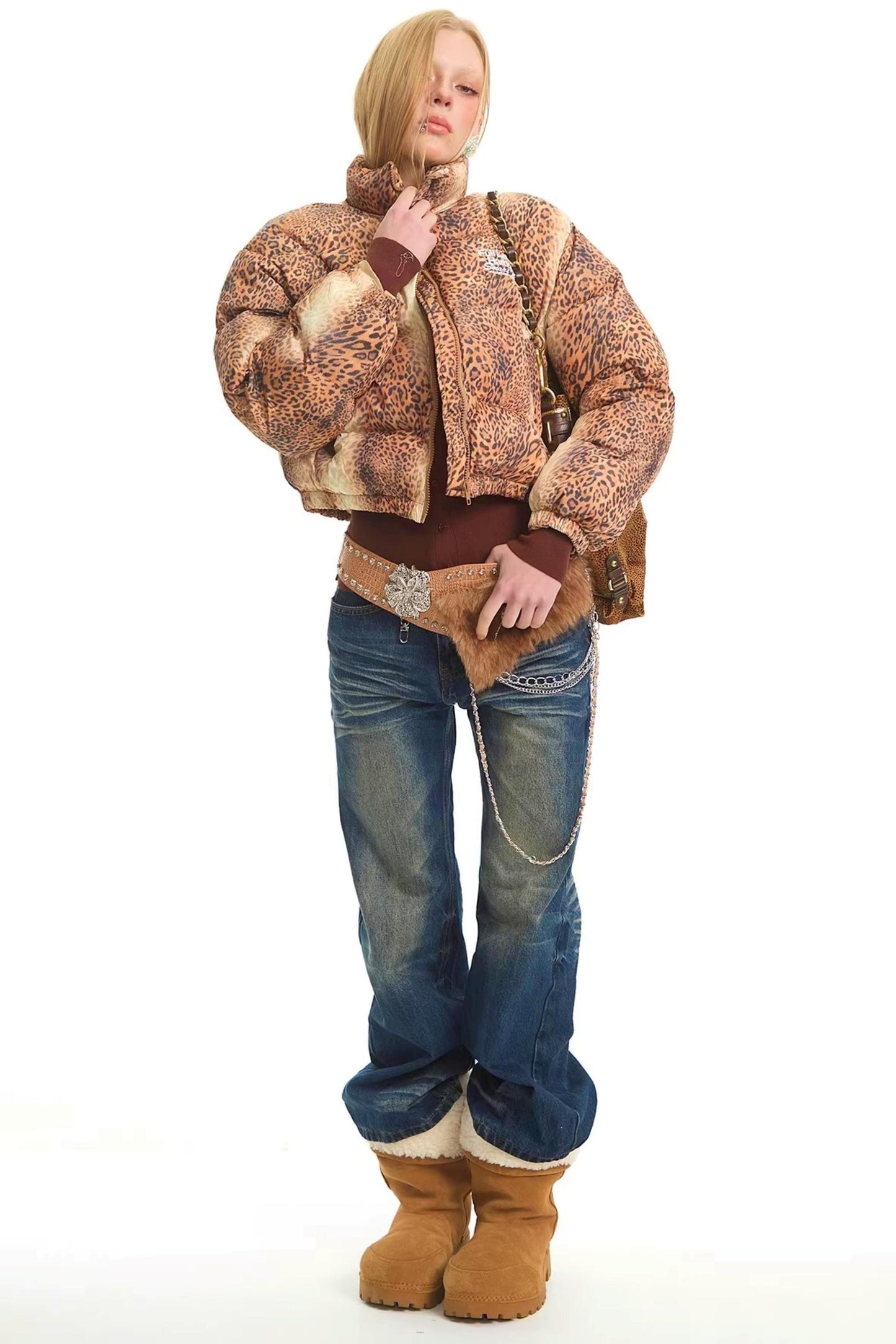 Retro Leopard Cotton Jacket