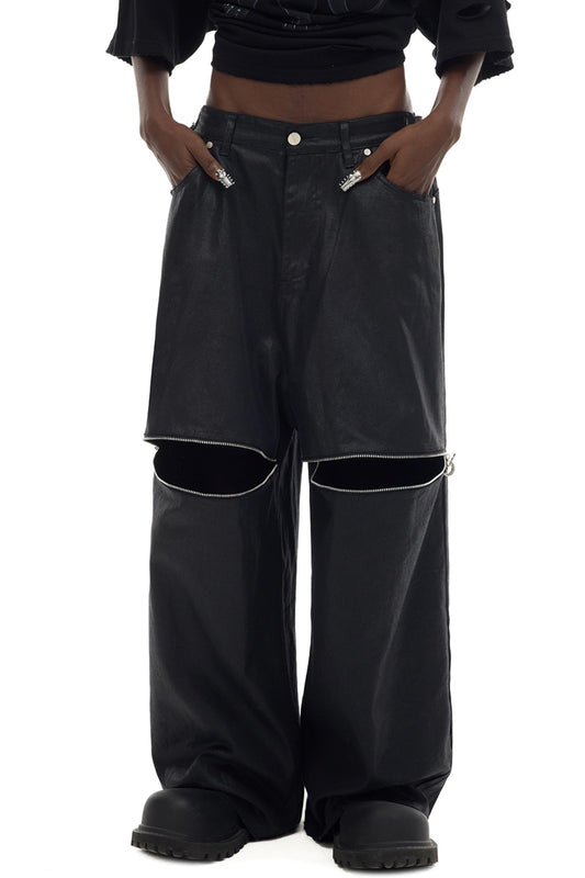 Moon Low Waist Straight Leg Pants