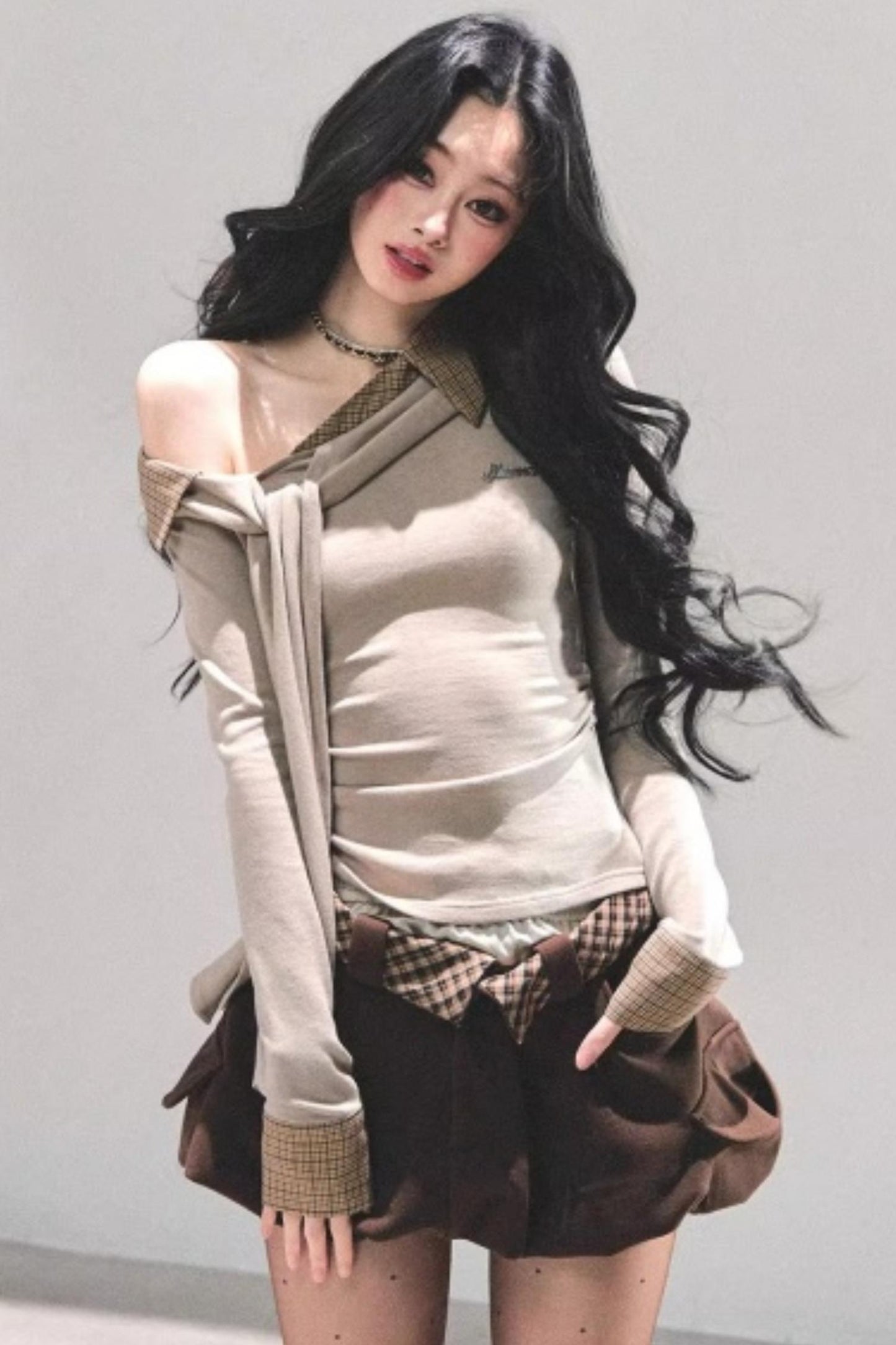 Knit Off-Shoulder Top