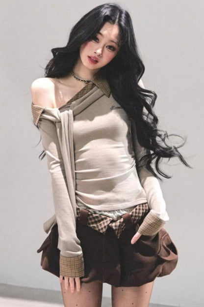 Knit Off-Shoulder Top