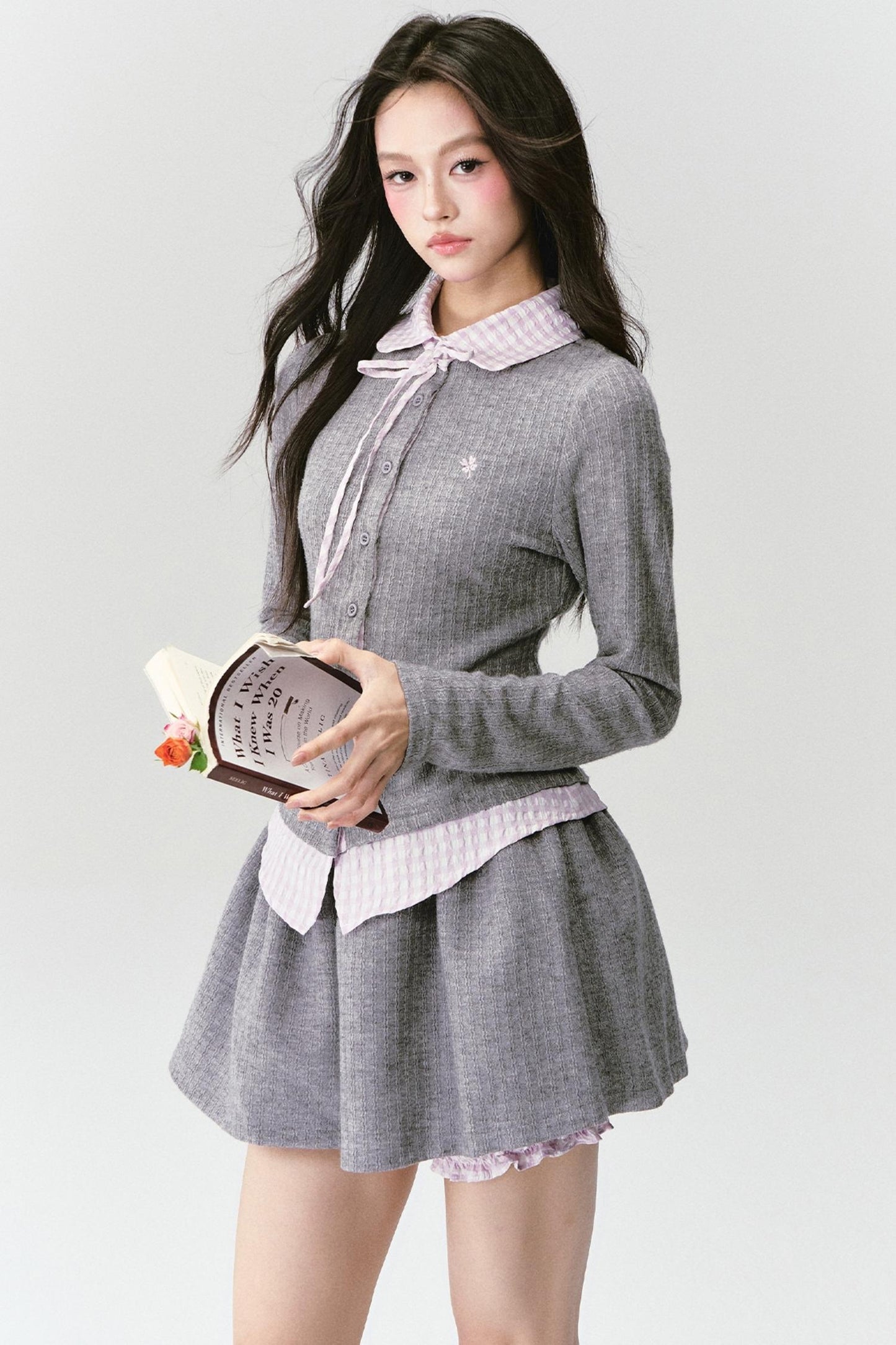 Korean High School Style Two-Piece Set-Up