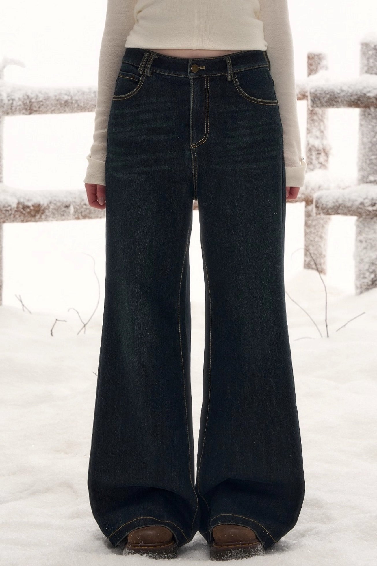 December Nocturne Flared Pants