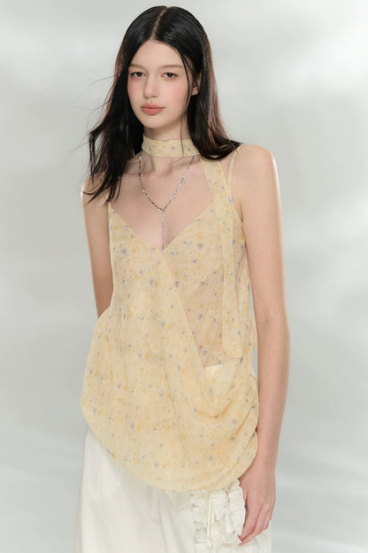 Asymmetrical V-Neck Camisole