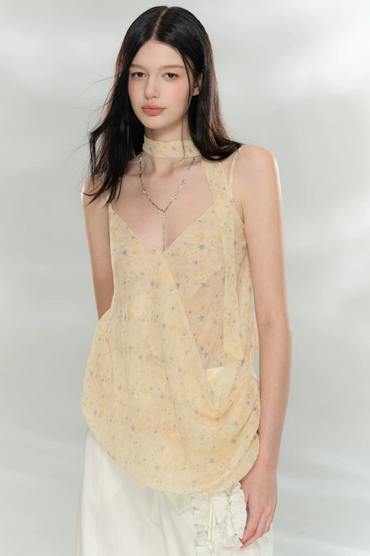 Asymmetrical V-Neck Camisole