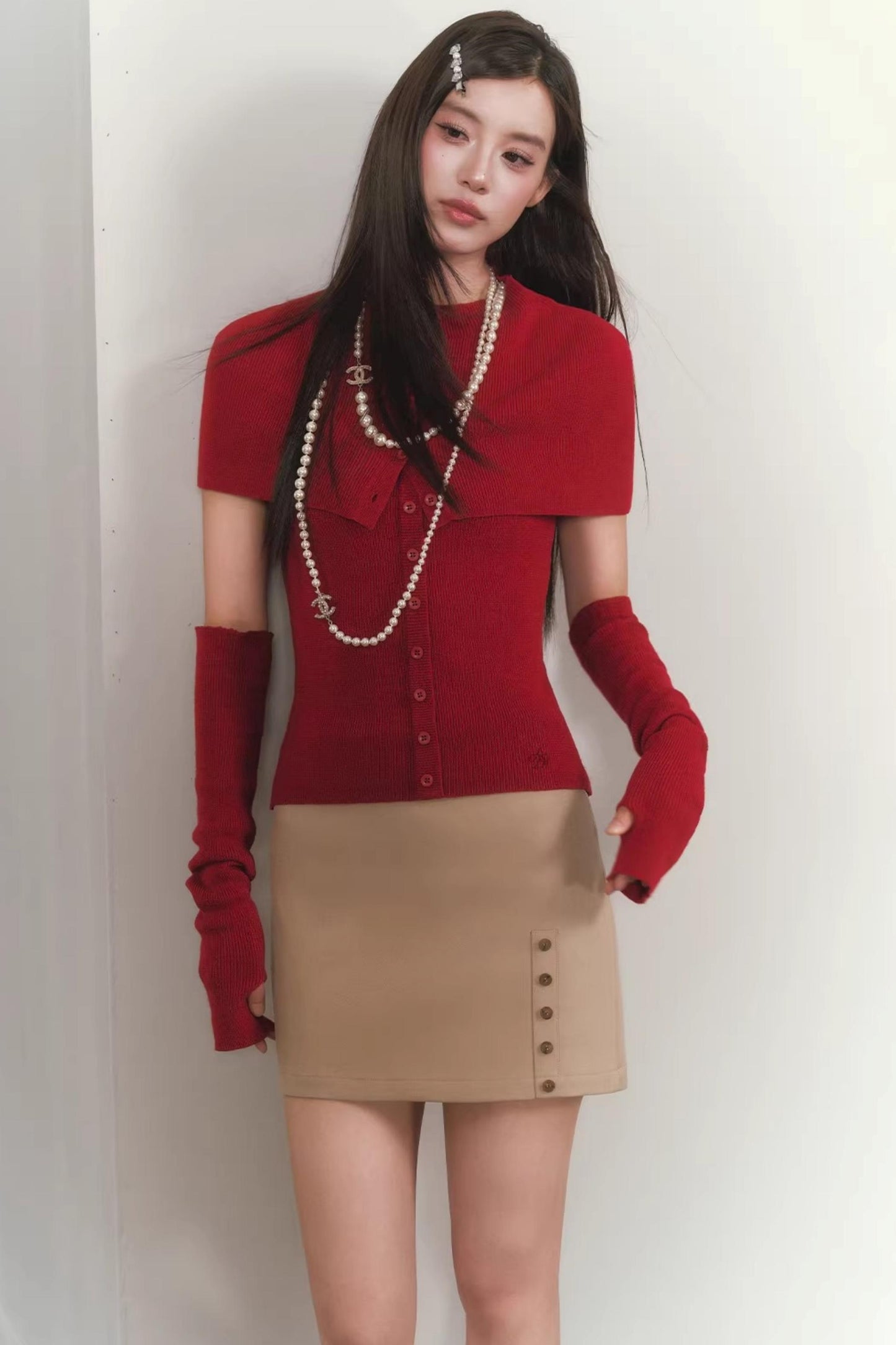 Slimming Retro A-Line Skirt