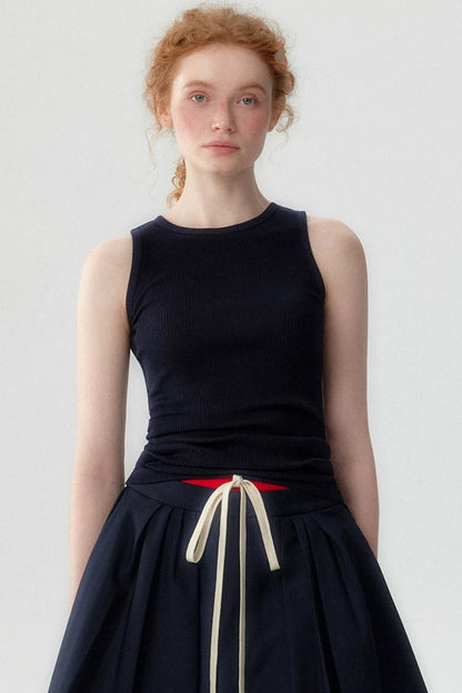 Lyocell Stretch Knitted Vest