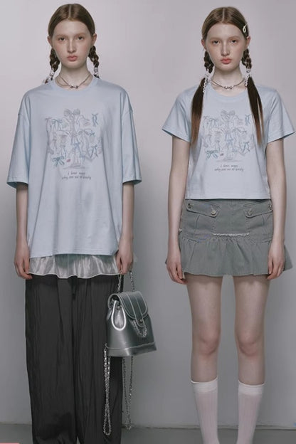 Original Bow Print  T-Shirt