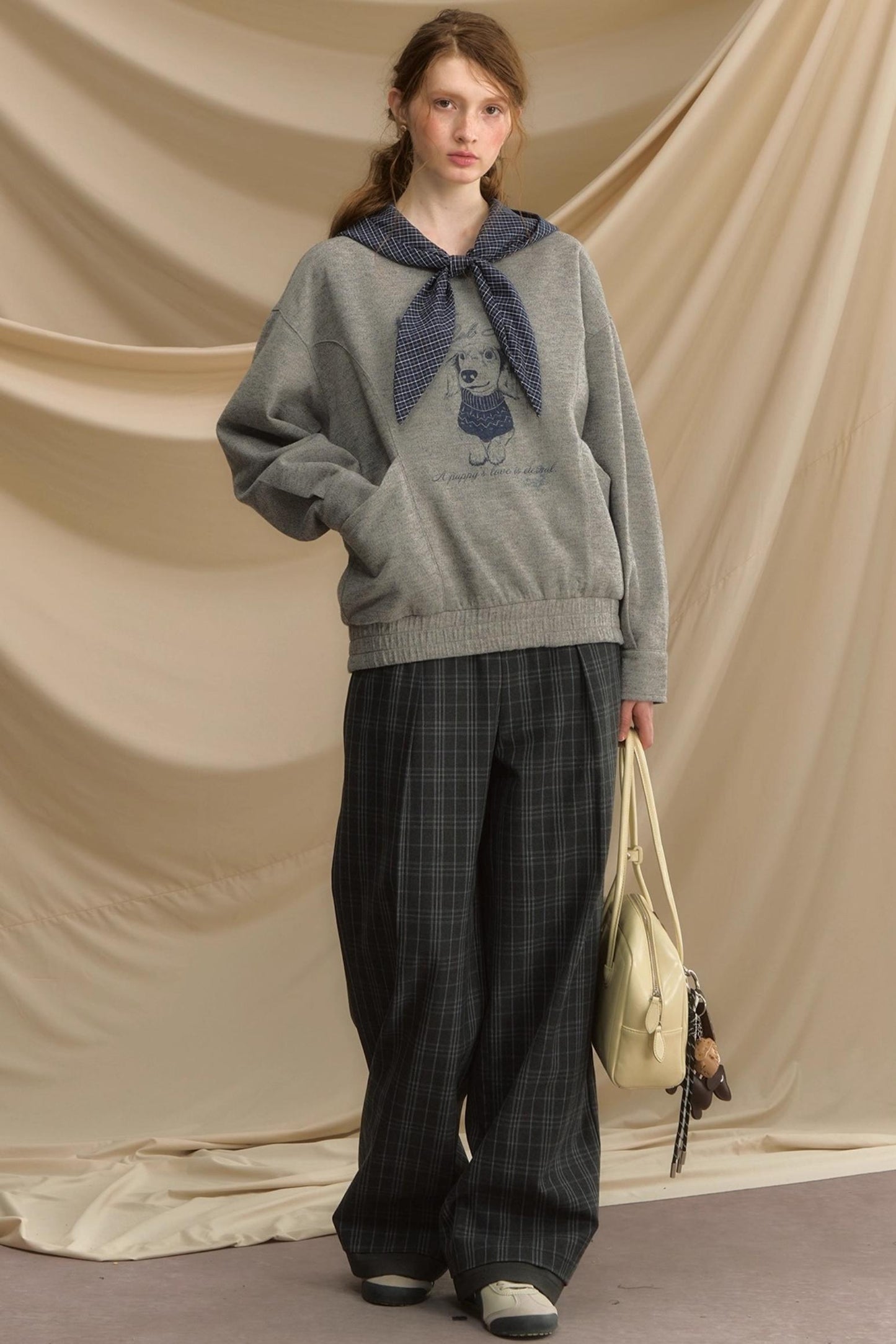 High Waist Straight Pants