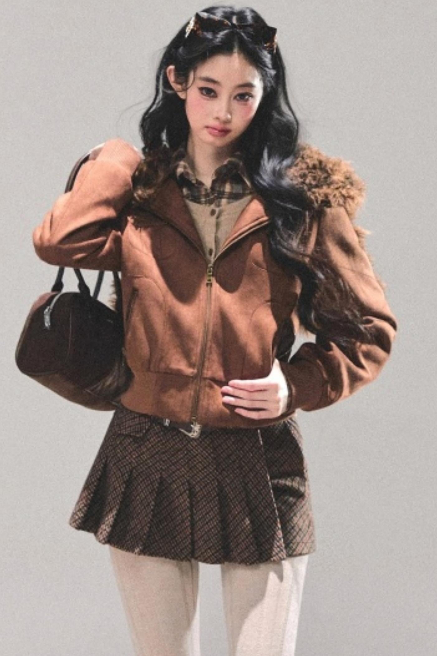 Floating Twilight Lamb Wool Coat