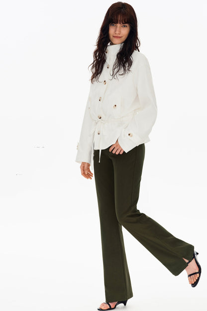 Laise Spliced Flared Pants