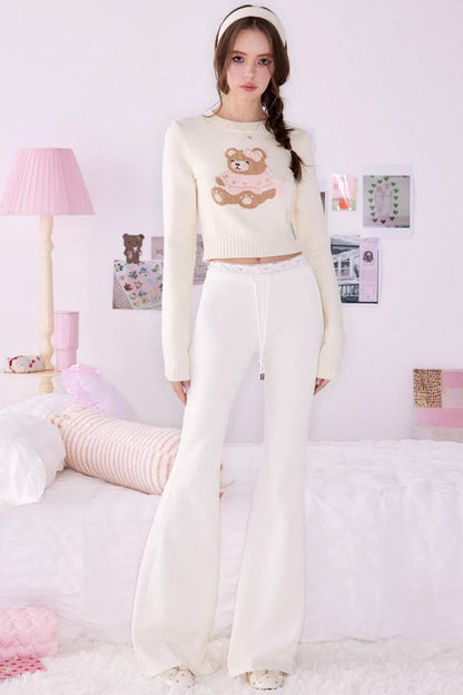 Little Bear Round Neck Sweater