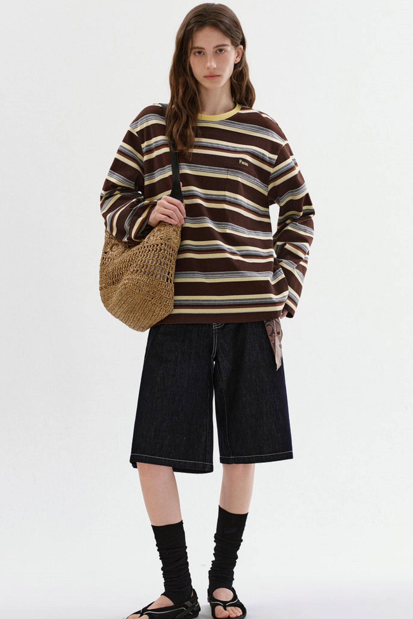 Retro Melard Gradient Top