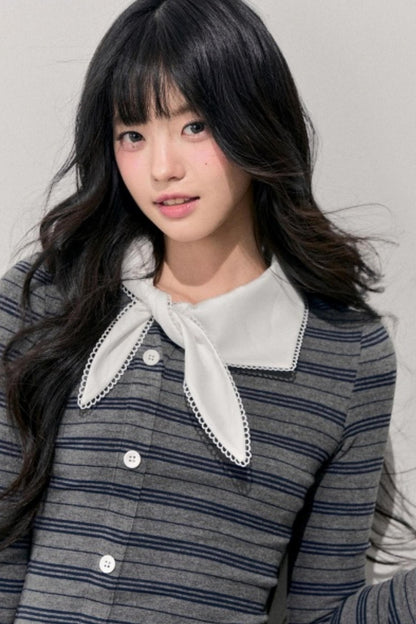 Unsent Mailbox Striped Top