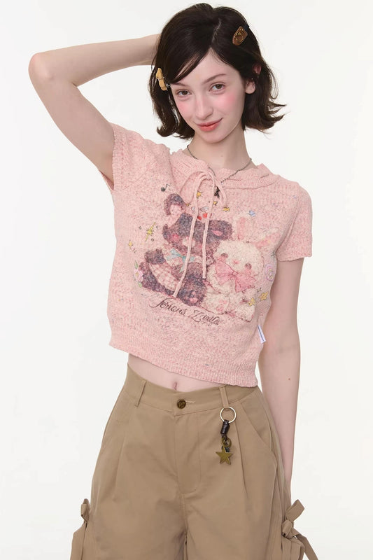 Bear and Rabbit Summer Top