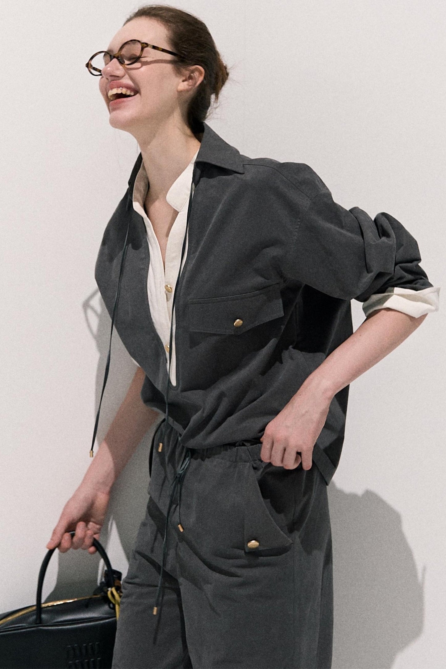 High Sense Cotton Shirt With Pants Set-Up