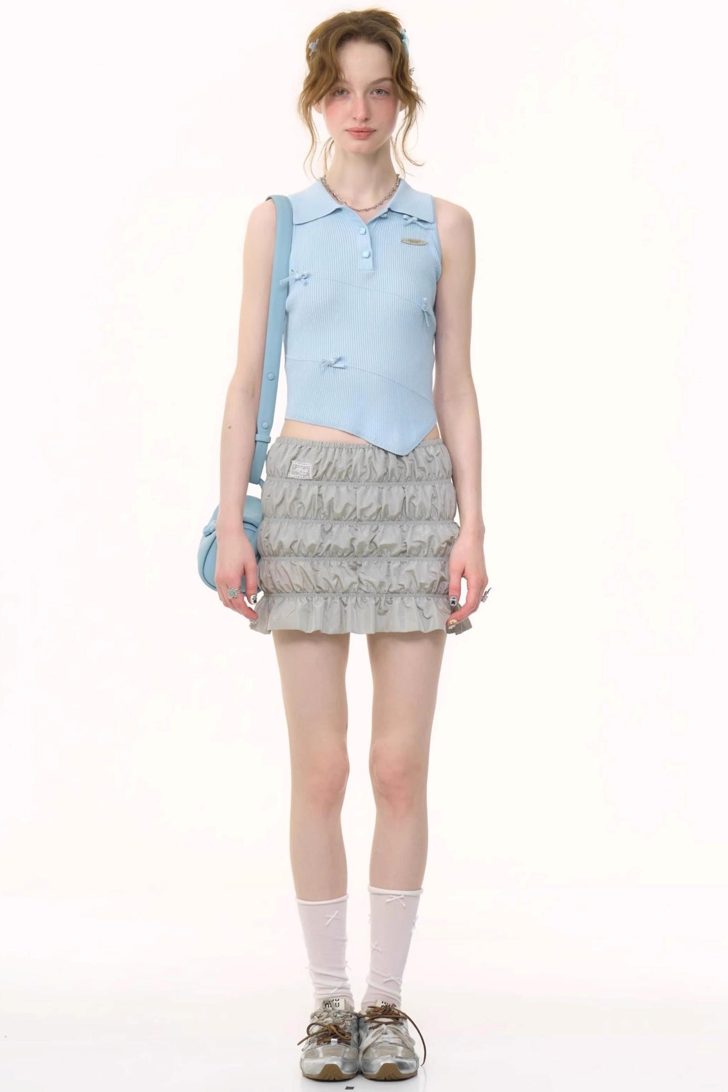 Chic Asymmetrical Polo Tank