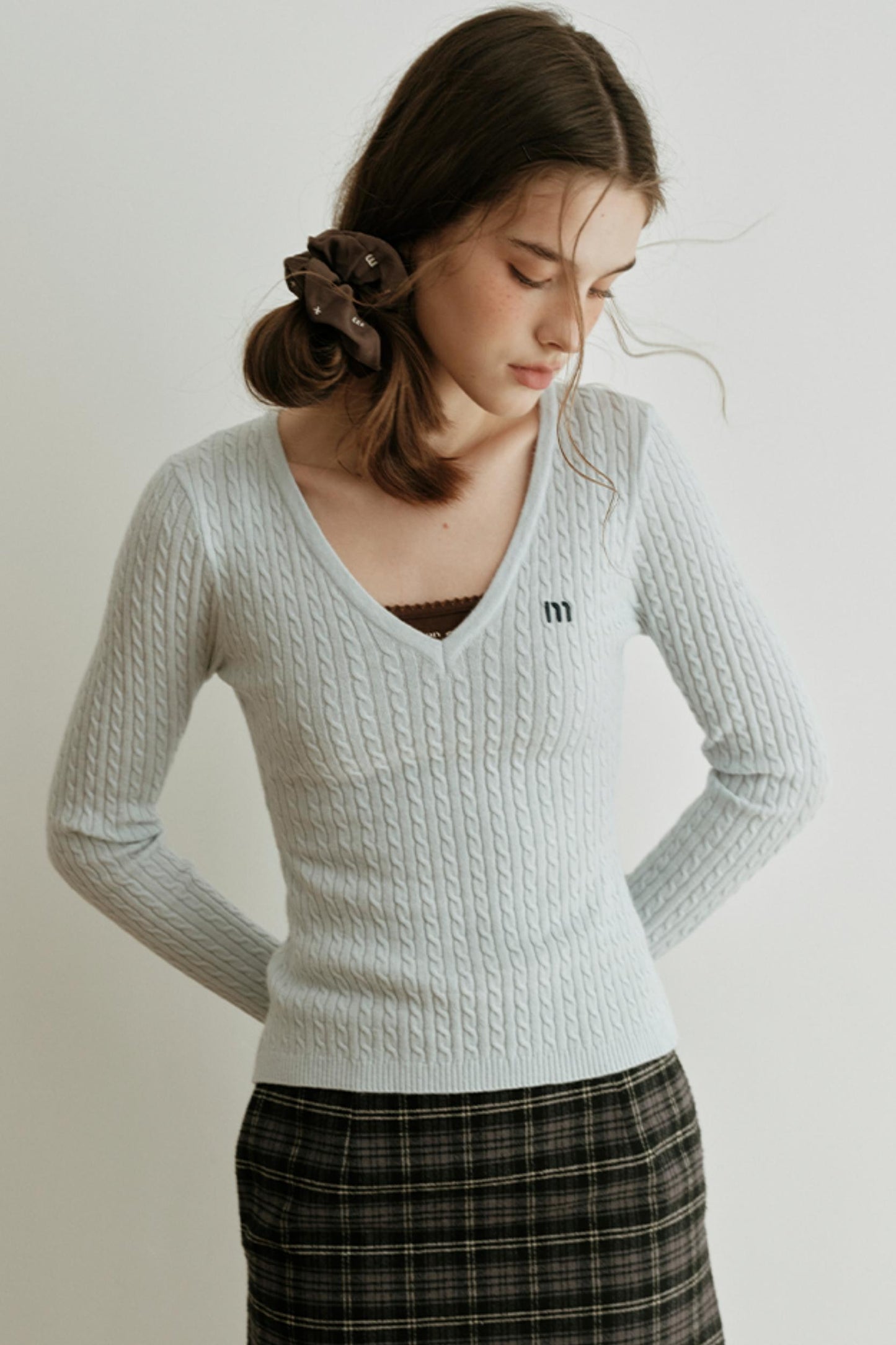 Velvet Twist Knitting Top