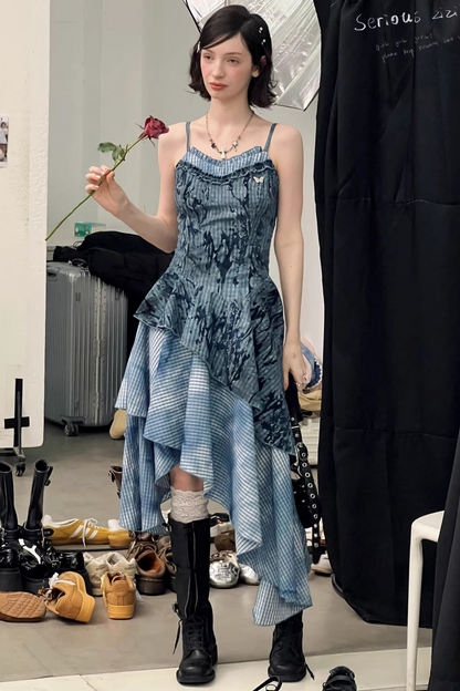 Night Mist Plaid Dress