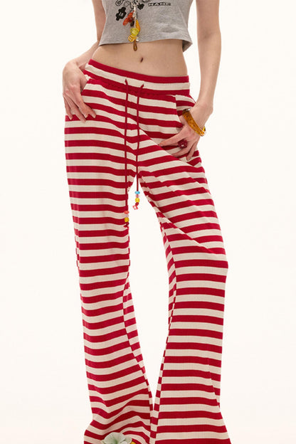 Summer Pink Wide Leg Pants