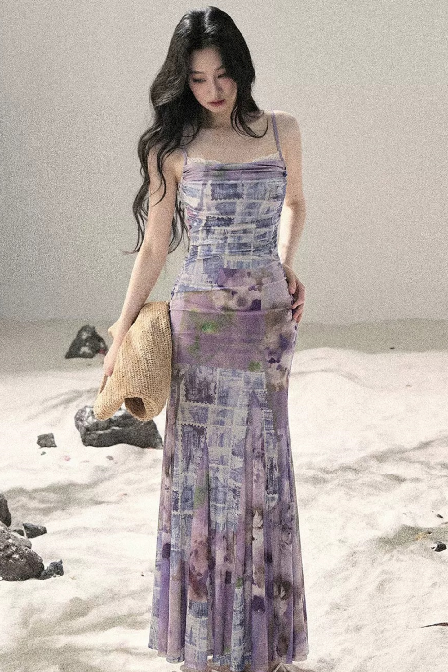 프로방스 피쉬테일 여름 원피스