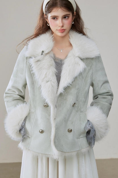 Loose Lapel Thickened Warm Jackets