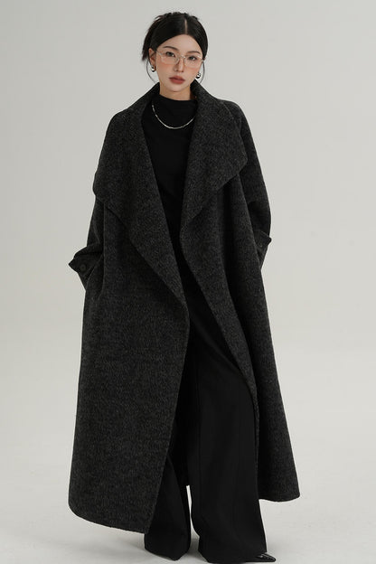 Stand-Up Wool Coat
