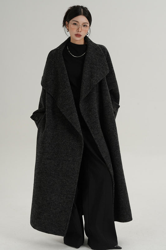 Stand-Up Wool Coat