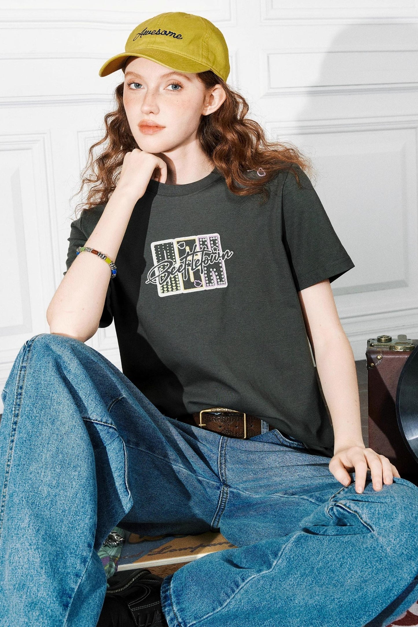 Embroidered Graphic Tee