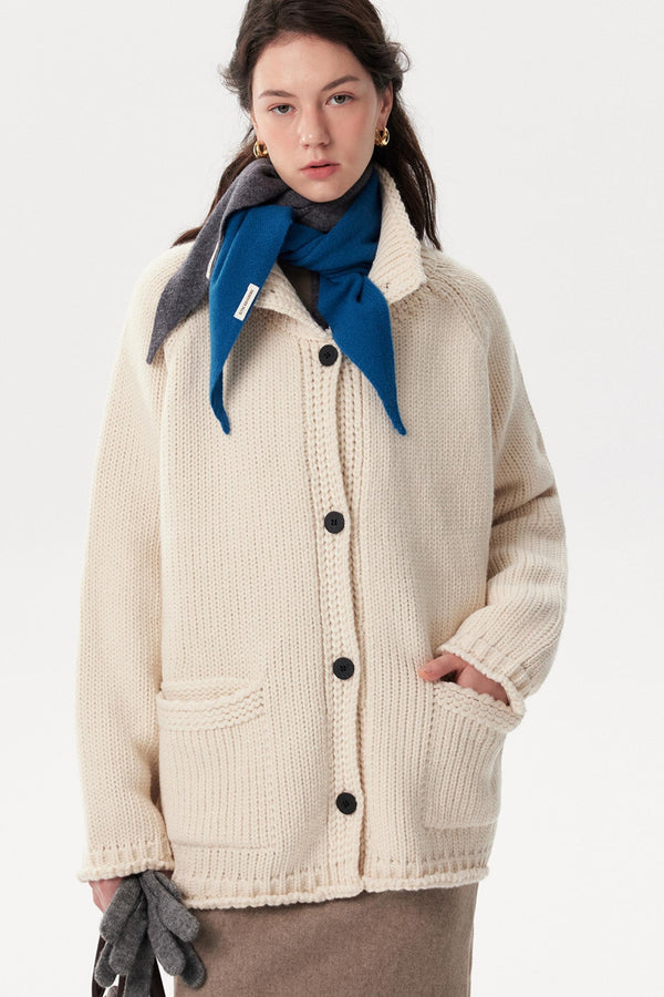 Scandinavian Retro Knit Jacket