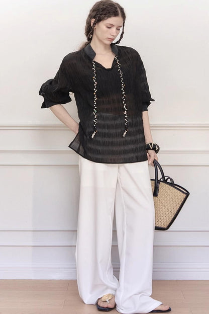 Luminous Tencel Blouse