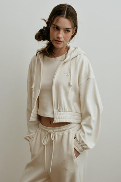 Cloud Soft Crew Neck Jacket Set-Up