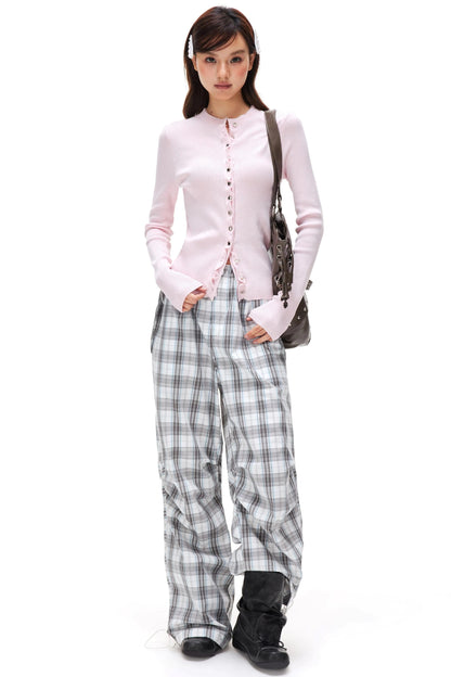 Bright Silver Heart Cardigan