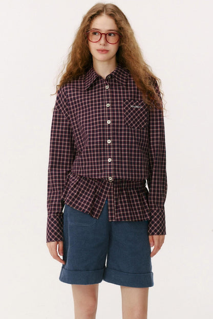 Elasticated Waist Cotton Shirt