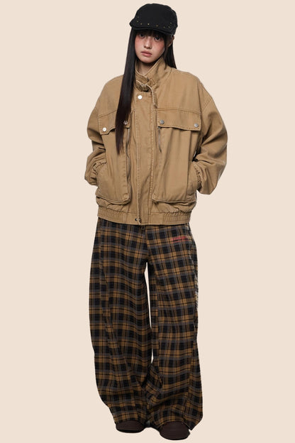 Autumn Vintage Cargo Jacket