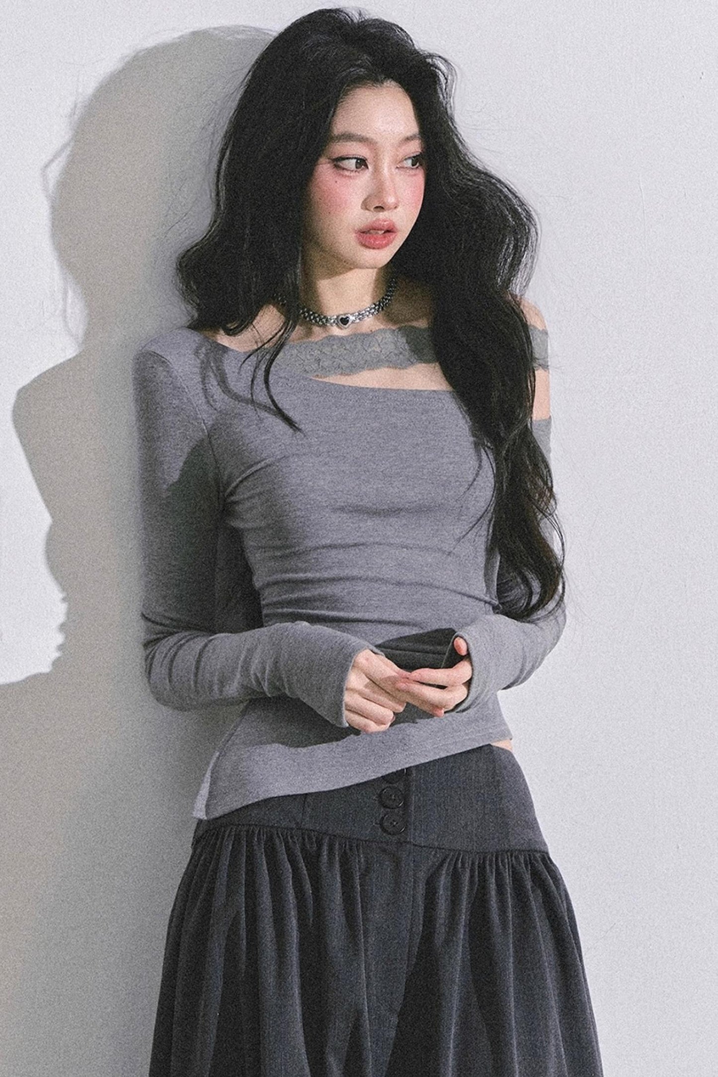 Barbaric Lace Off-the-Shoulder Top