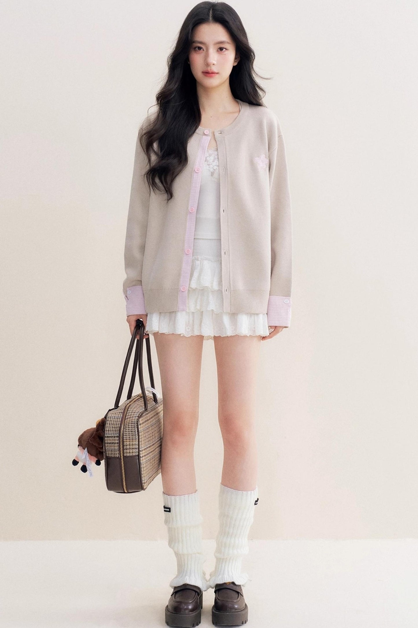 Romantic Patchwork Sweater Cardigan