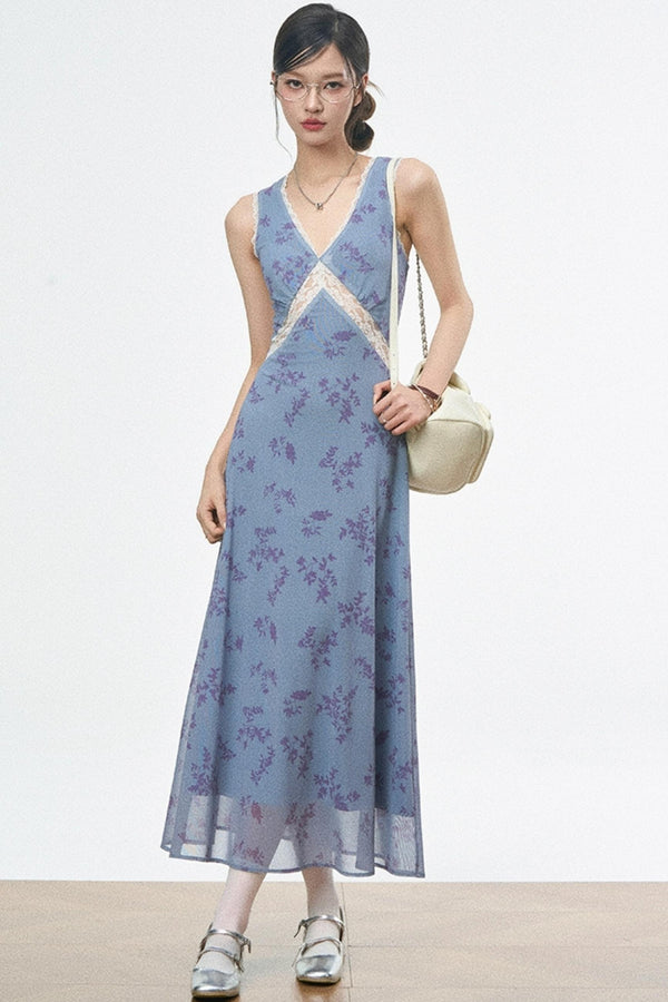 Elegant Floral Maxi Dress