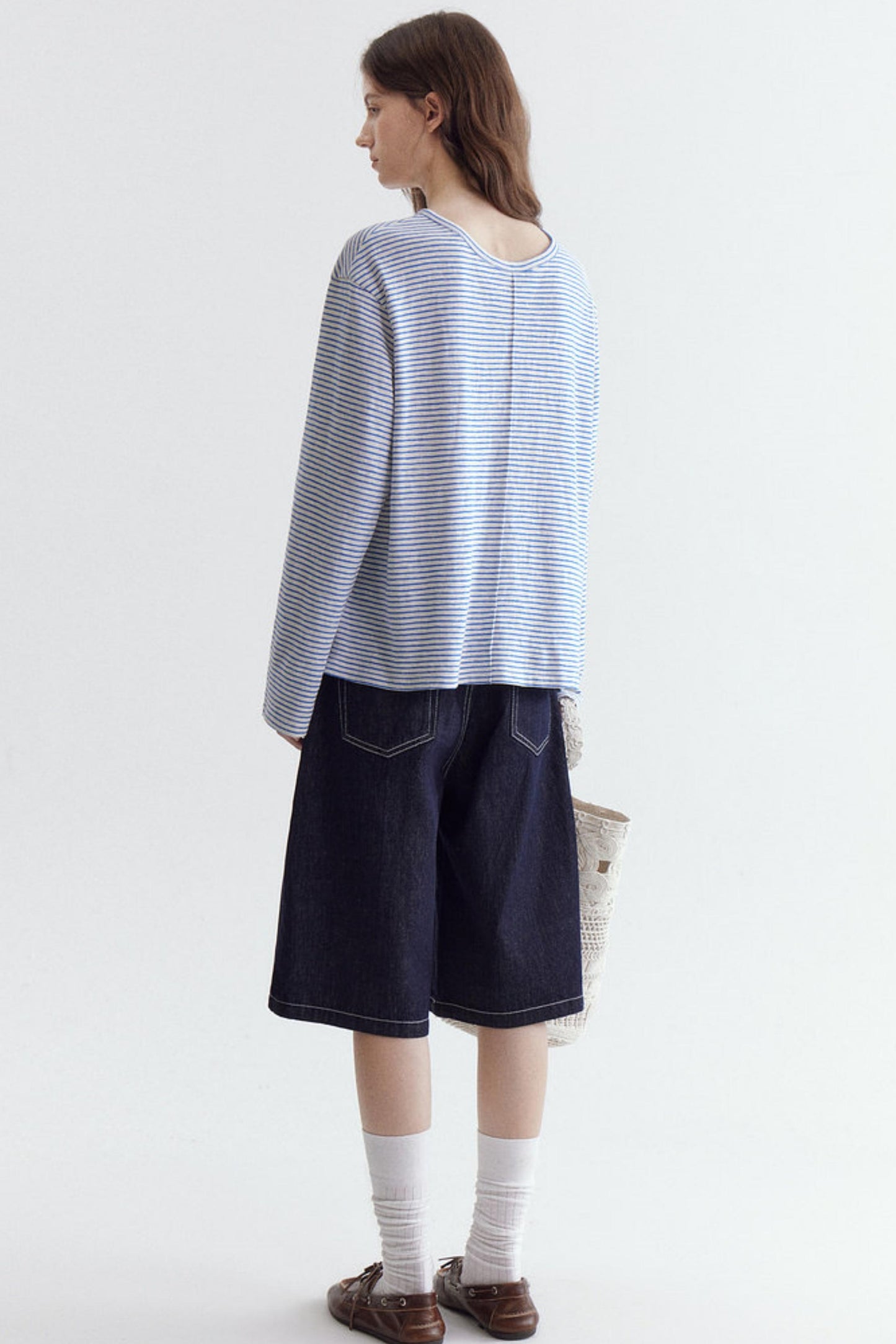 Snowflake Cotton Striped Top