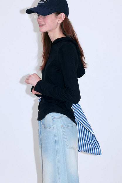 Fashionable Hooded T-Shirt